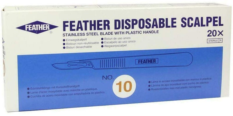 Skalpell Einmal Figur 10 Feather
