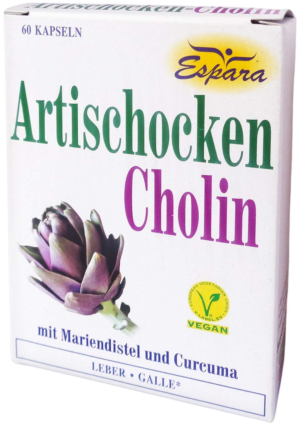 Artischocken Cholin Kapseln 60 Stück