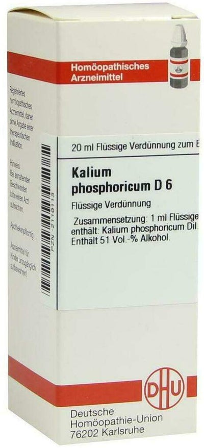 Dhu Kalium Phosphoricum D6 Dilution 20 ml