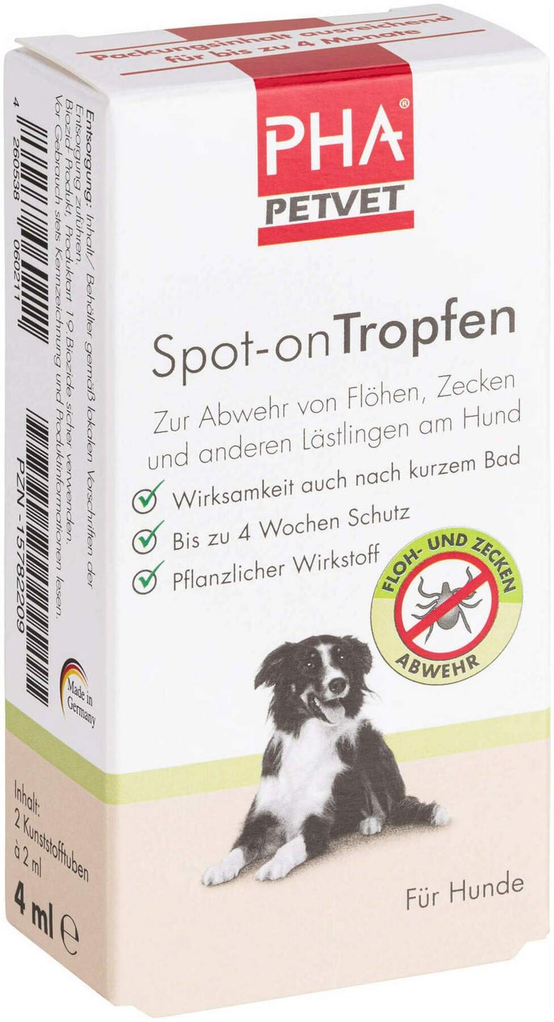 Pha Spot-On Tropfen F.Hunde 2 Stk