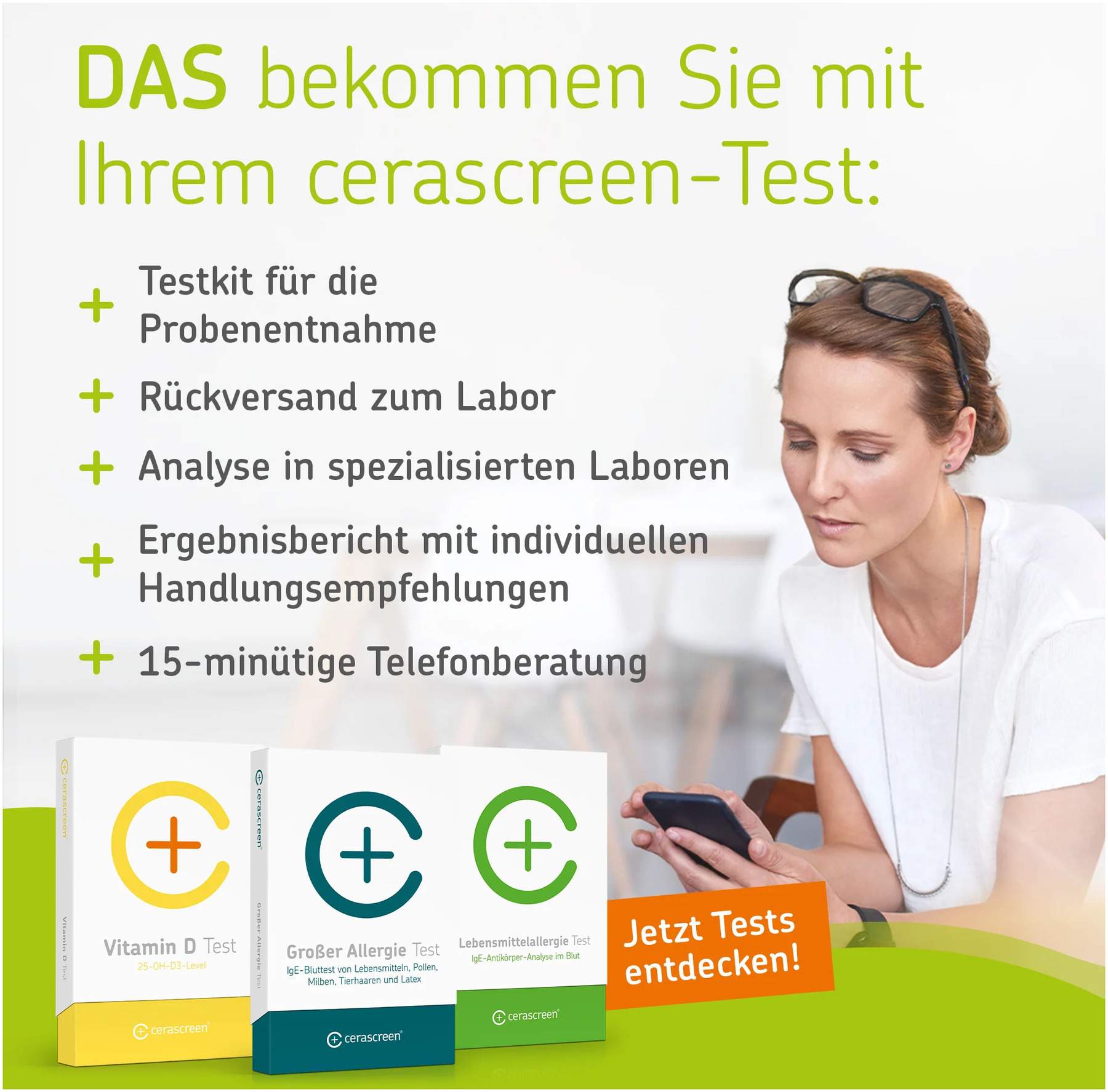 Lebensmittel Reaktionstest 1 Stück