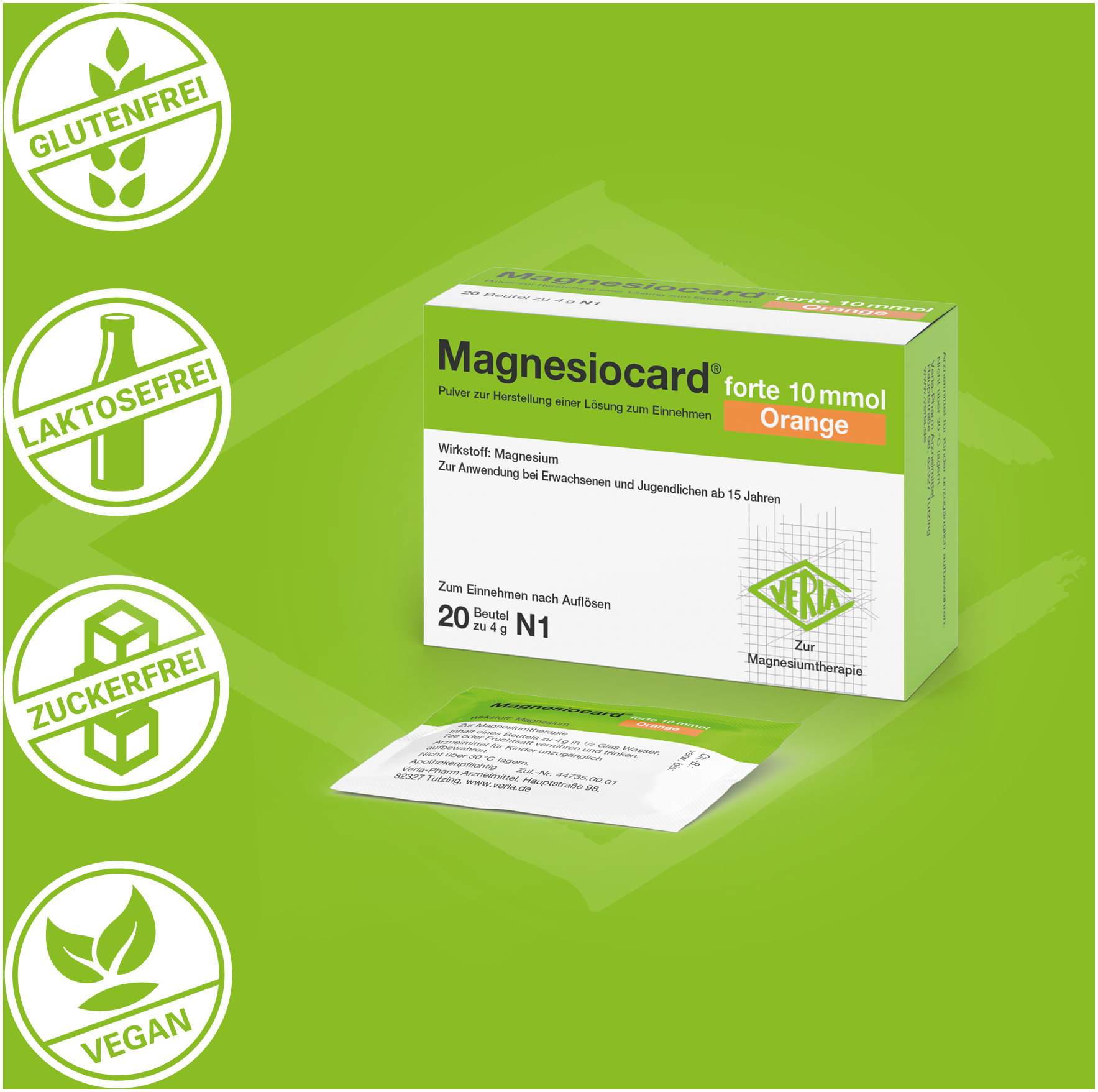 Magnesiocard Forte 10 Mmol Orange 20 Beutel