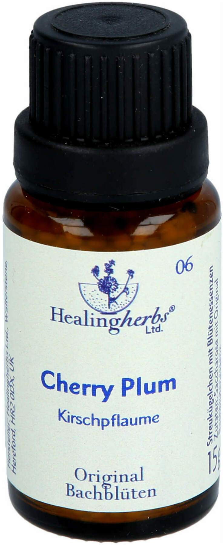 Bachblüten Cherry Plum Globuli Healing Herbs 15g