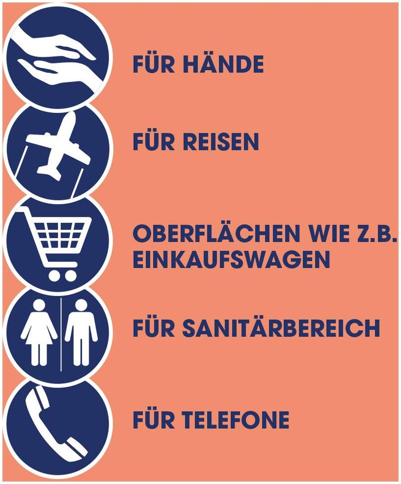 Sagrotan 2 in 1 Desinfektions-Tücher 15 Stück