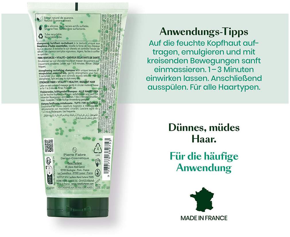 Furterer Forticea Vitalisierendes kräftigendes Shampoo 200 ml