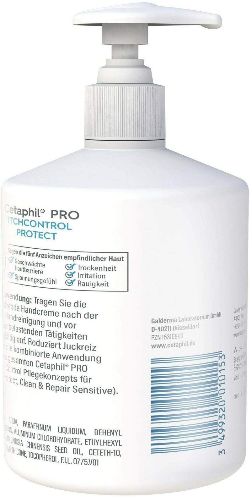 Cetaphil Pro Itch Control Protect Handcreme 500 ml