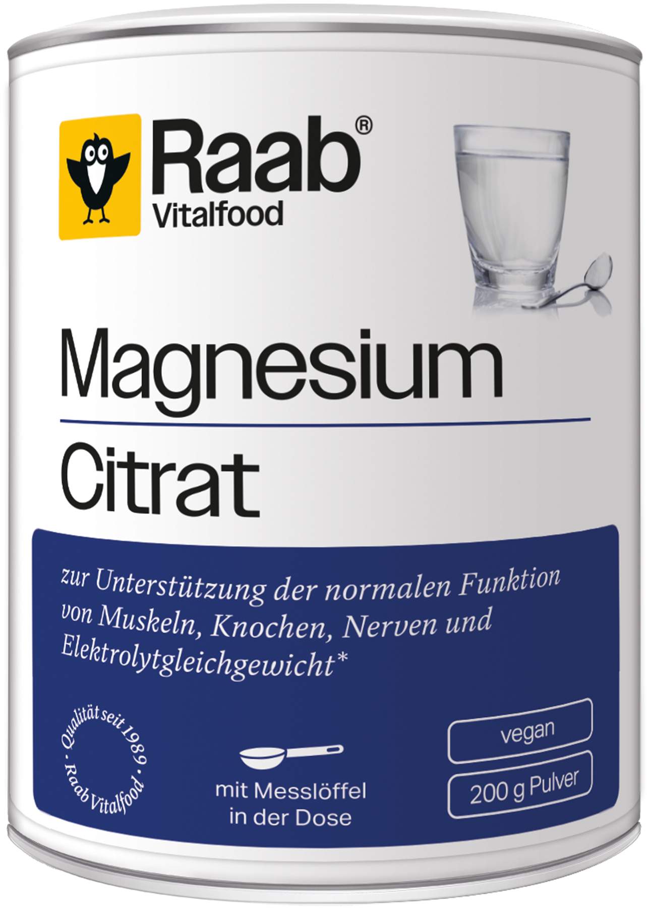 Raab Vitalfood  Magnesiumcitrat Pulver 200 g