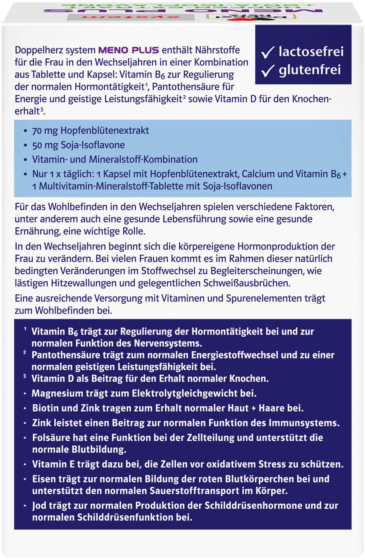 Doppelherz system Meno Plus Kombipackung 1 Stück