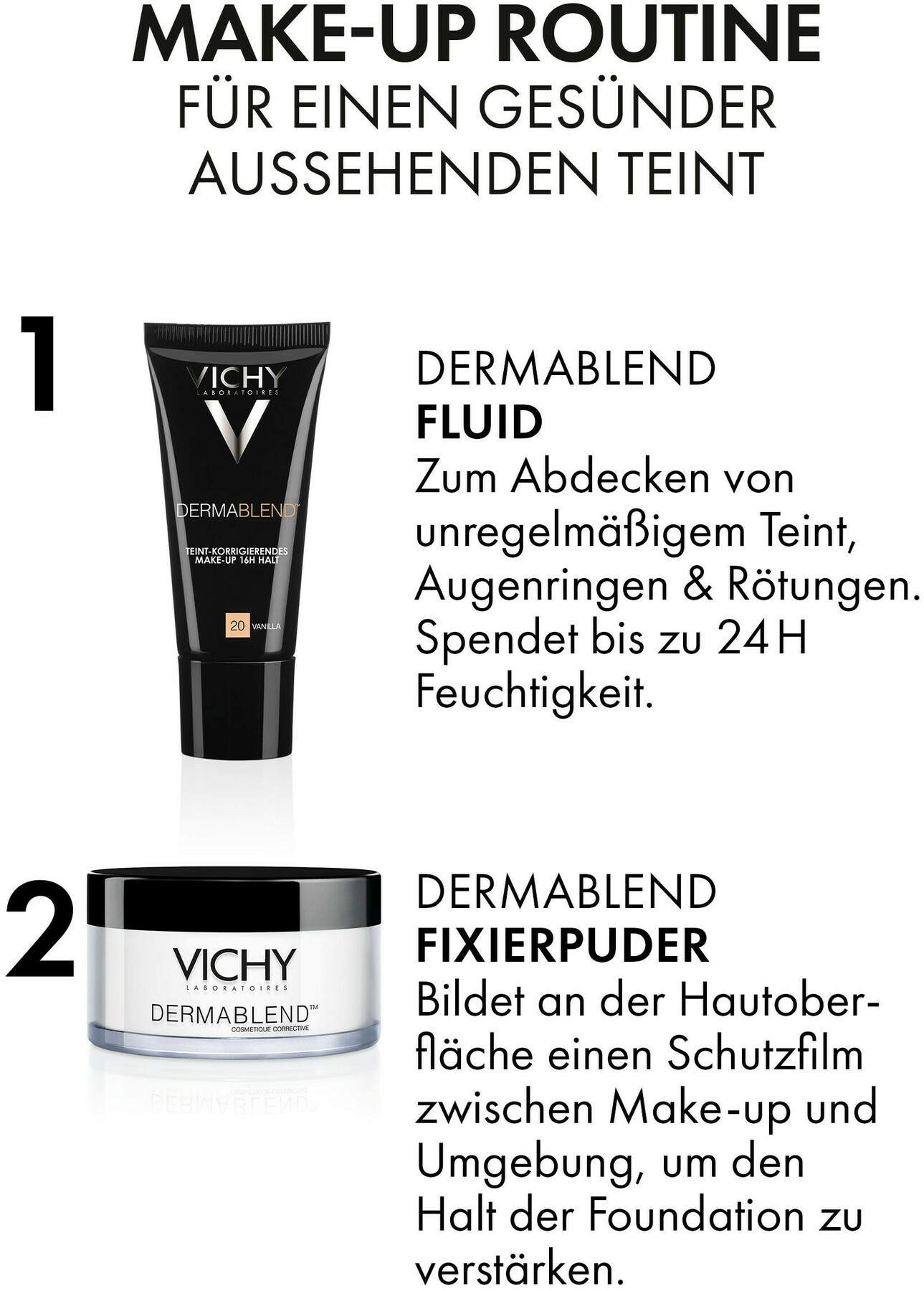 Vichy Dermablend Make-Up Nr.20 Vanilla 30 ml Flüssigkeit