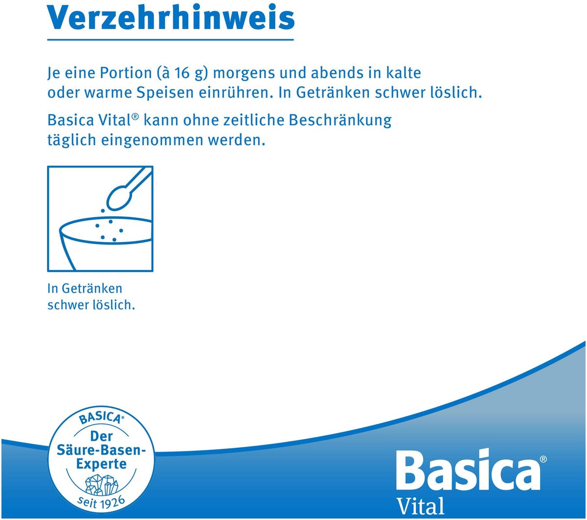 Basica Vital 800 g Pulver