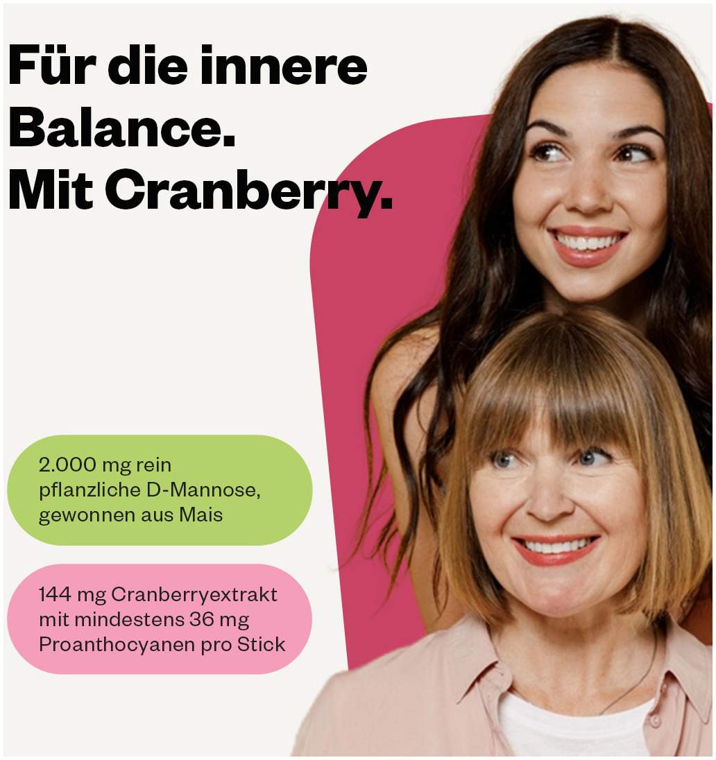 D-Mannose Plus Cranberryextrakt 2000 mg 30 x 2,71 g
