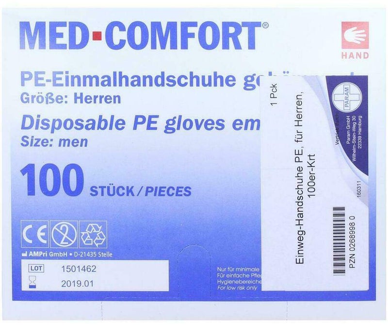 Handschuhe Einmal Für Herren 100 Handschuhe