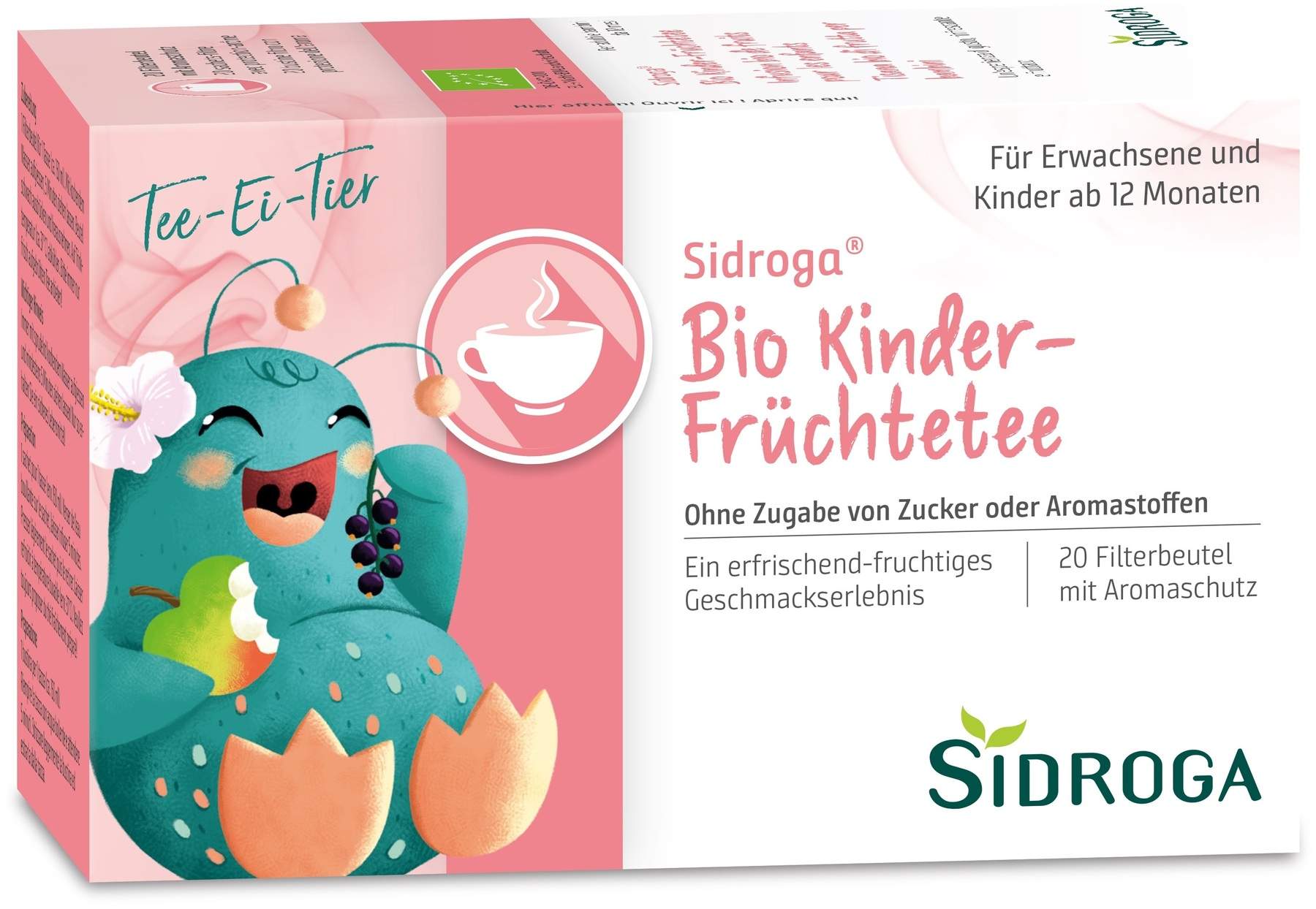 Sidroga Bio Kinder Früchtetee 20 Filterbeutel