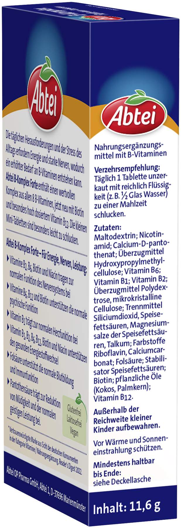 Abtei Vitamin B Komplex forte 50 Tabletten