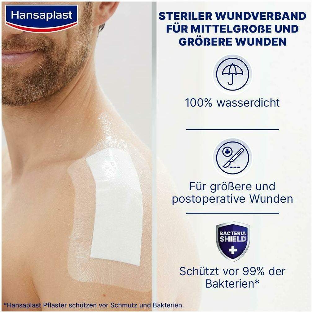 Hansaplast Aqua Protect 3XL 10 x 15 cm 5 Pflaster