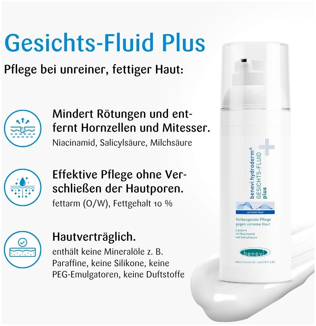 Benevi Hydroderm Gesichtsfluid Plus 50 ml Lotion