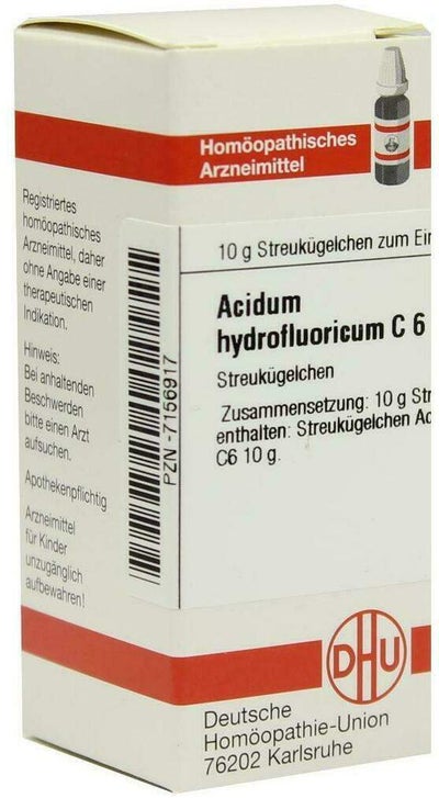 Dhu Acidum Hydrofluoricum C6 Globuli