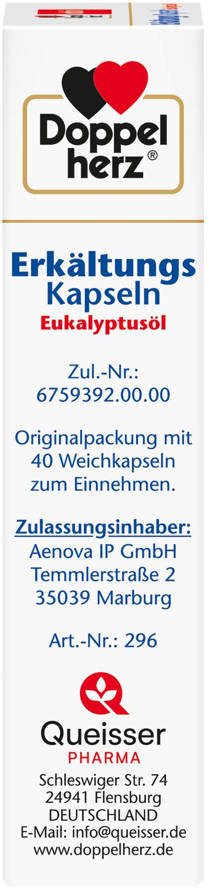 Doppelherz Aktiv Erkältungskapseln Eukalyptusöl