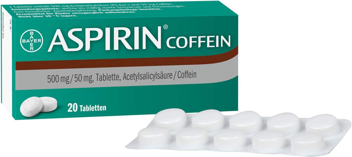 Aspirin Coffein 20 Tabletten