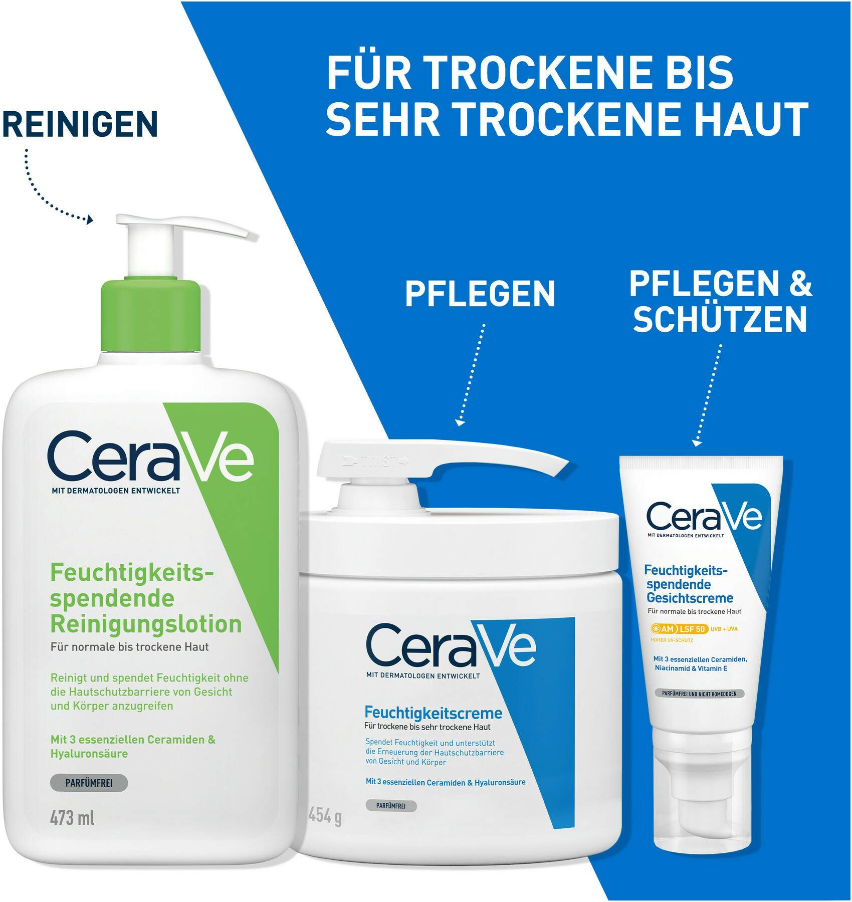 CeraVe Feuchtigkeitscreme Pumpe 454 g