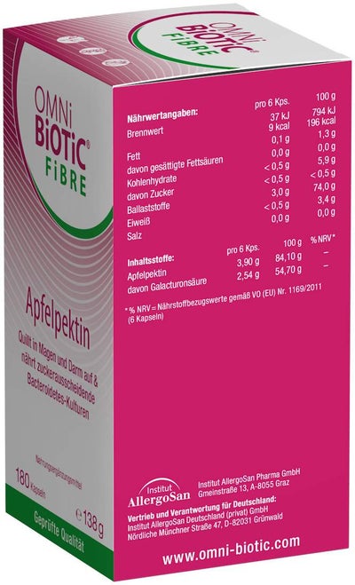 Omni Biotic Fibre Apfelpektin 180 Kapseln