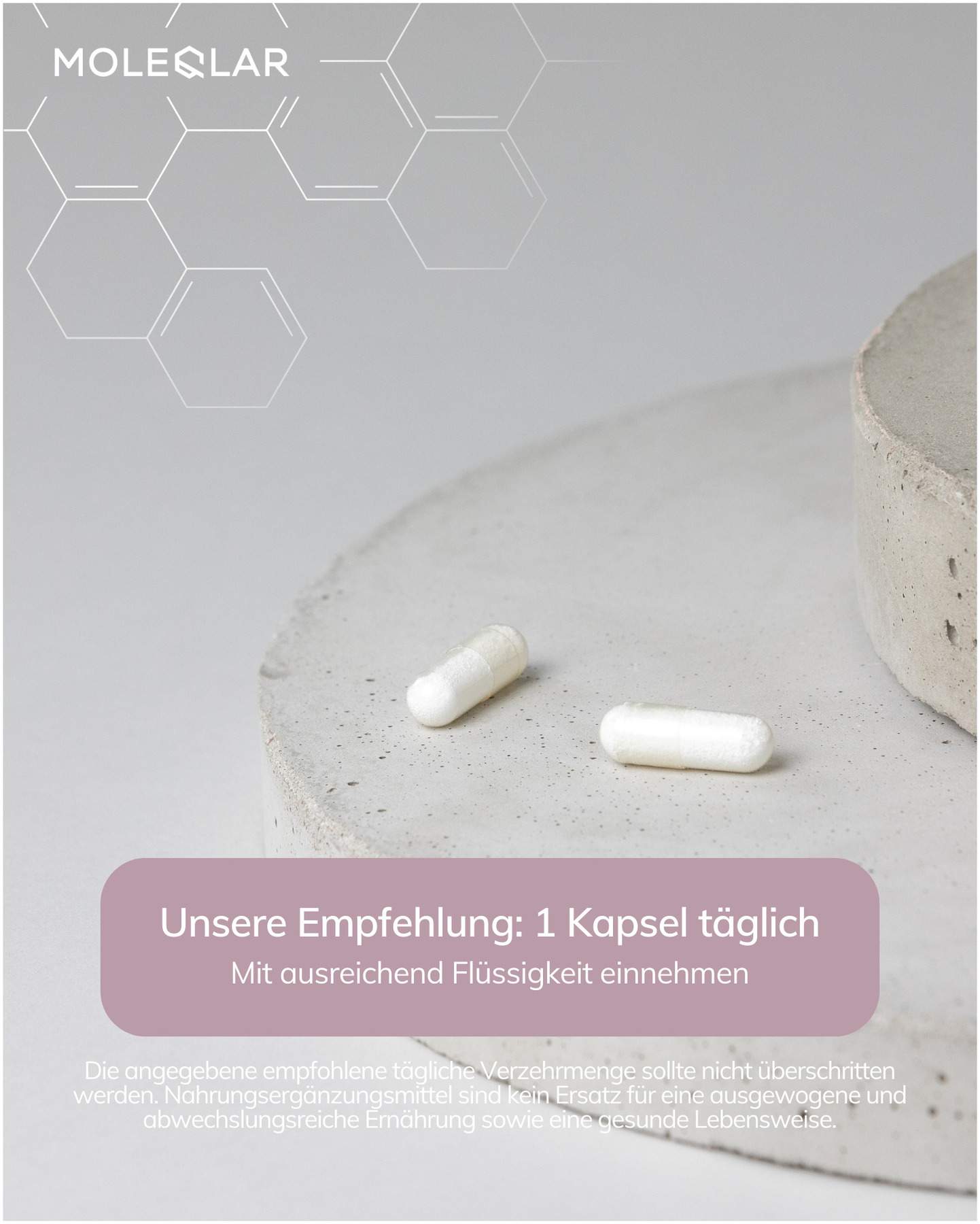 MoleQlar Longevity Hyaluron 60 Kapseln