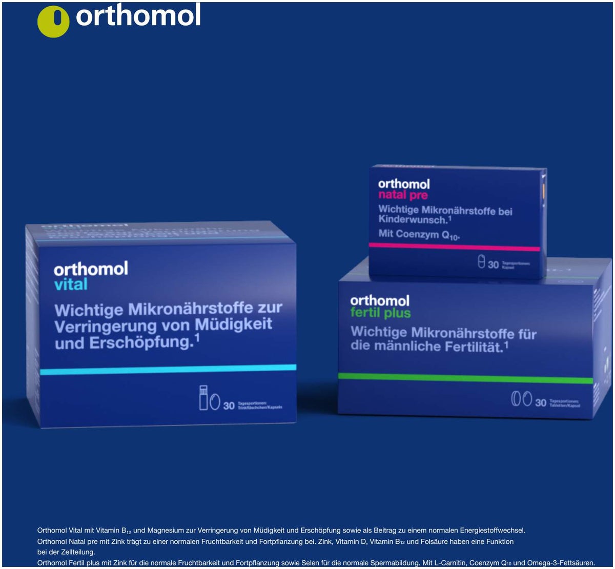 Orthomol Natal Tabletten-Kapseln Kombipackung 30 Portionen