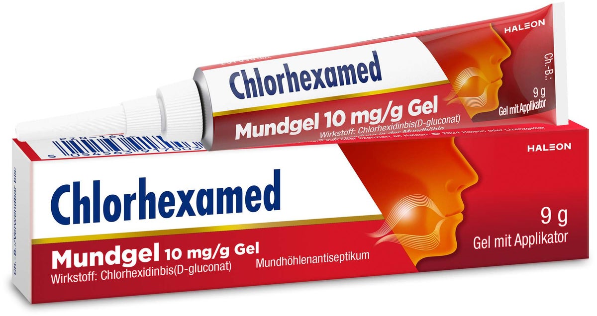 Chlorhexamed Mundgel 10 mg je g 9 g Gel