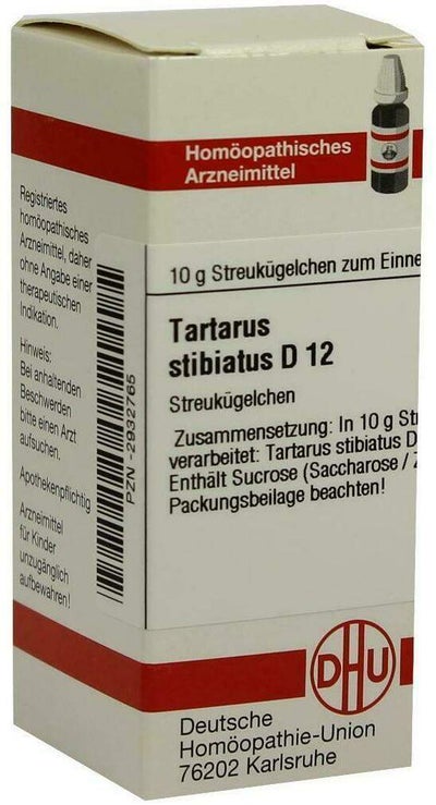 Dhu Tartarus Stibiatus D12 10 G Globuli
