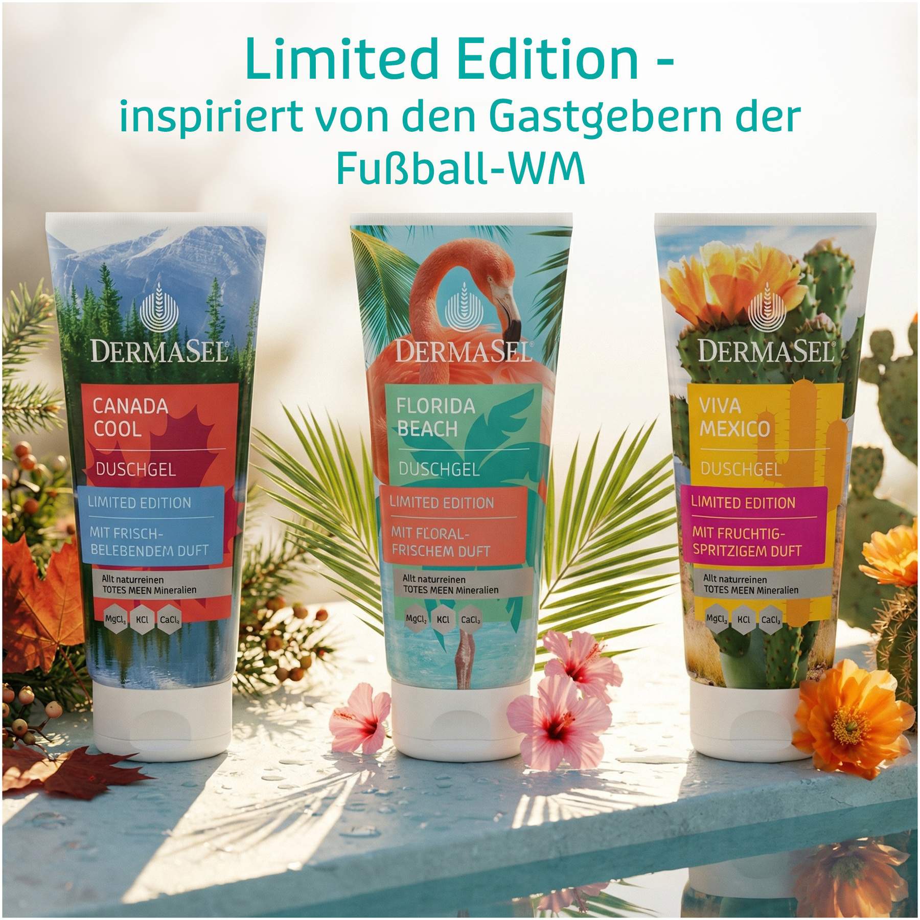 Dermasel Totes Meer Duschgel Florida Beach Limited Edition 100 ml