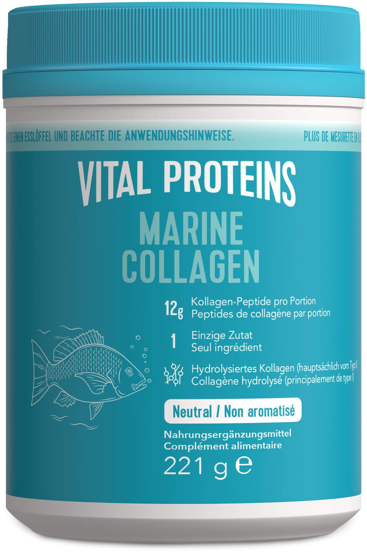 Vital Proteins Marine Collagen Neutral 221 G Pulver