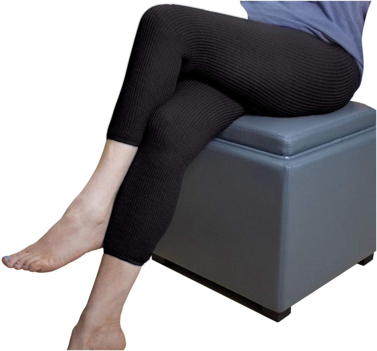 Thermo Leggings Einheitsgröße, schwarz