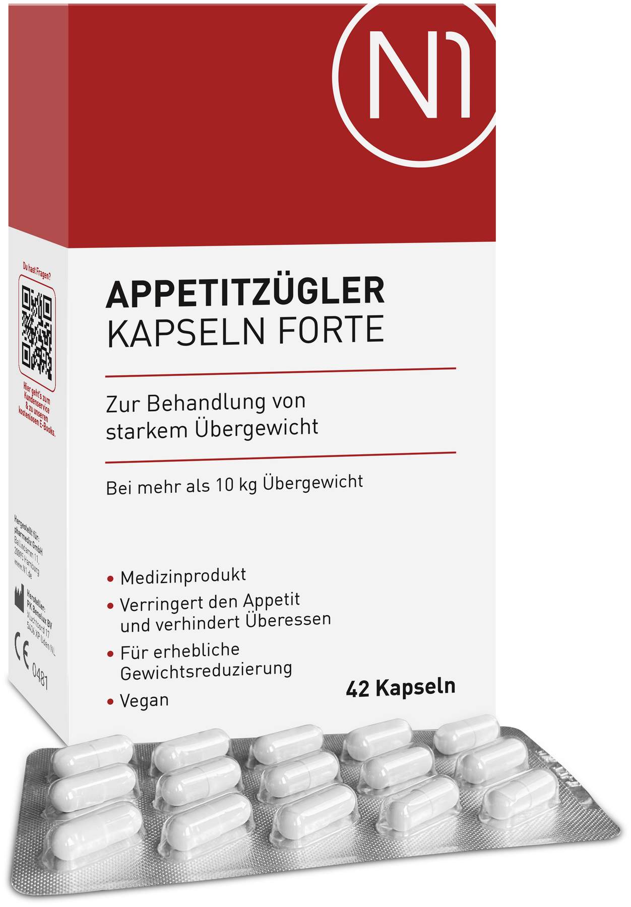N1 Appetitzügler Kapseln Forte 42 Kapseln