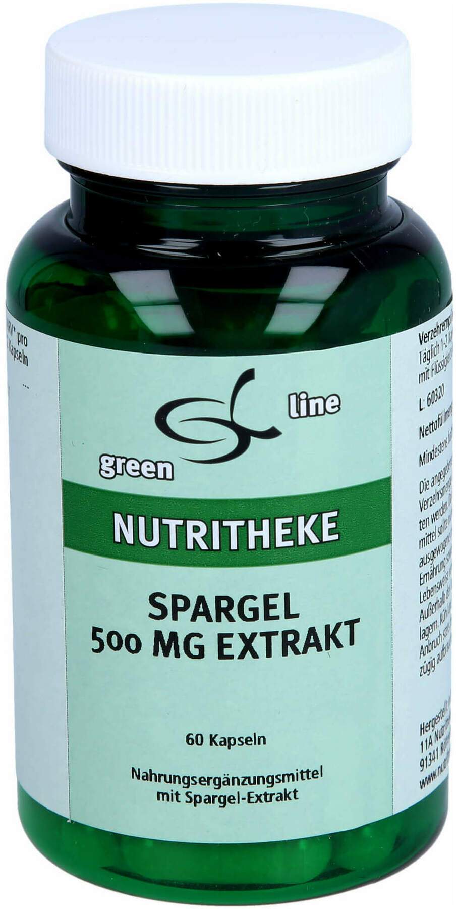 Spargel 500 mg Extrakt Kapseln 60 Stück