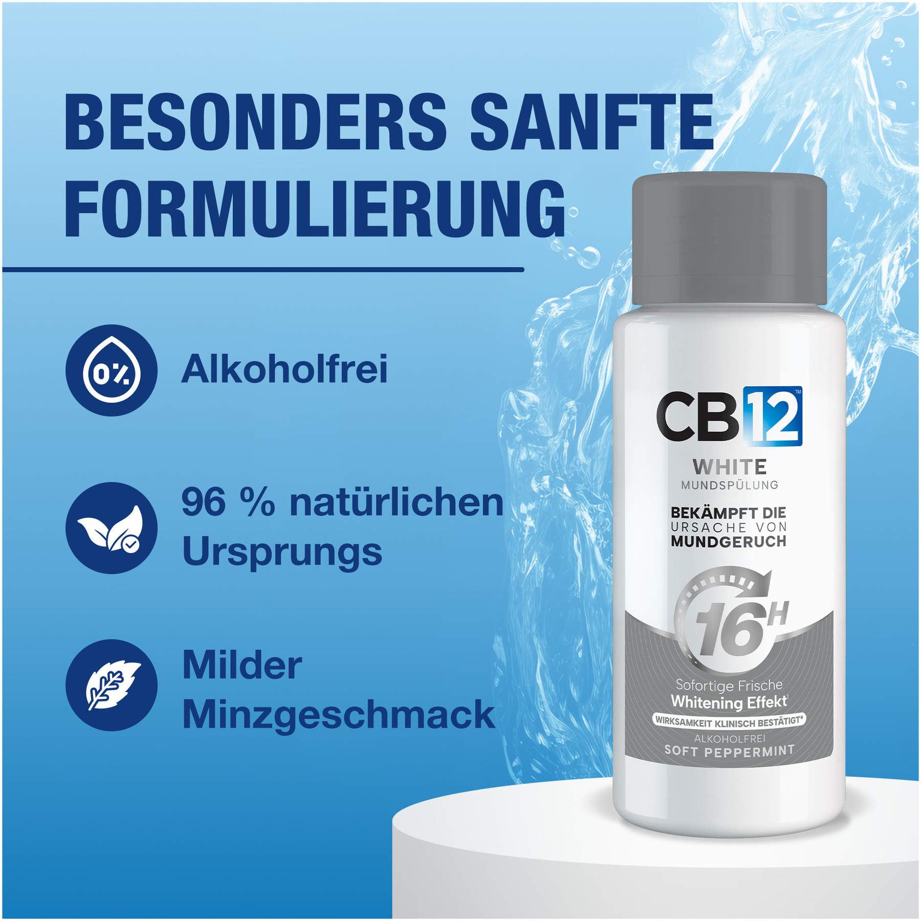 CB12 White 500 ml Mundspüllösung