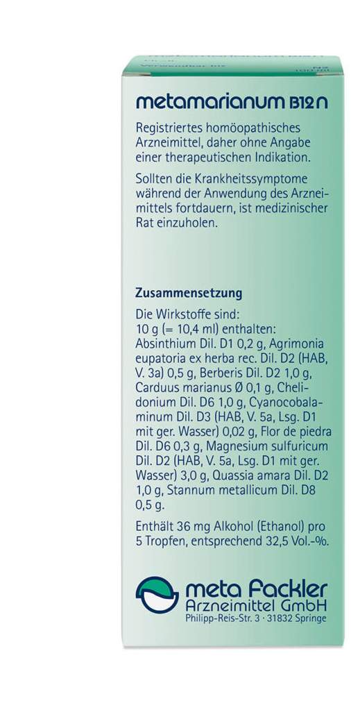 Metamarianum B12 N 100 ml Tropfen