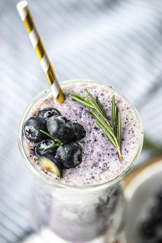 Blaubeeren-Bananen-Smoothie