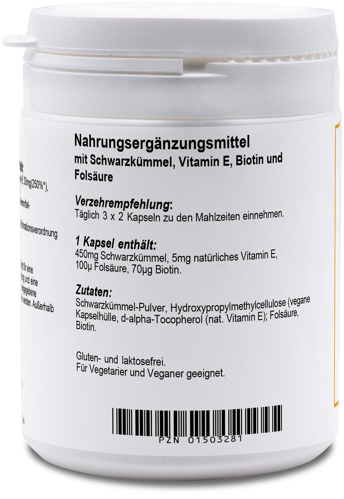 Schwarzkümmelöl Plus 5 Kapseln 200 Kapseln