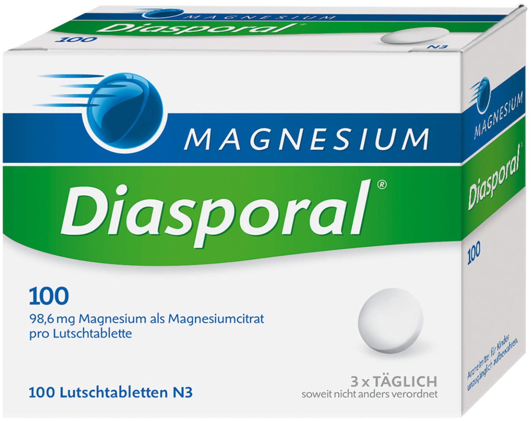 Magnesium Diasporal 100 100 Lutschtabletten
