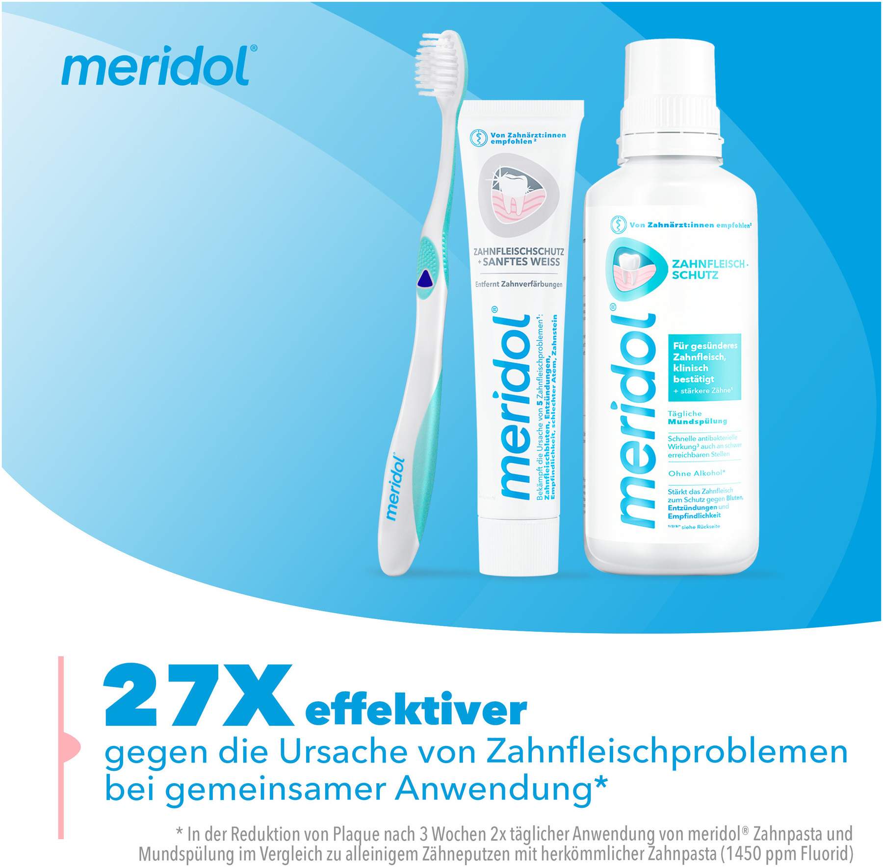Meridol Sanftes Weiss 75 ml Zahnpasta