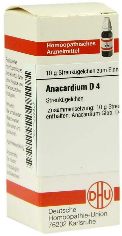 Dhu Anacardium D4 Globuli