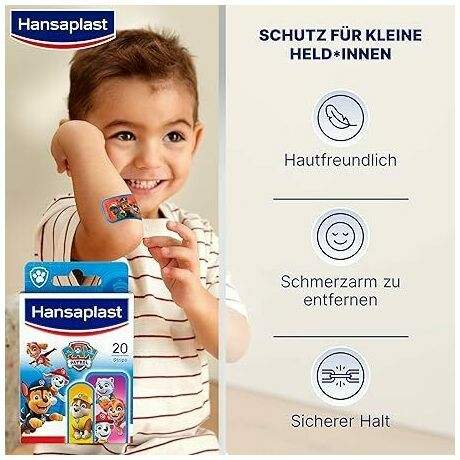 Hansaplast Kinder Pflasterstrips Paw Patrol 20 Strips