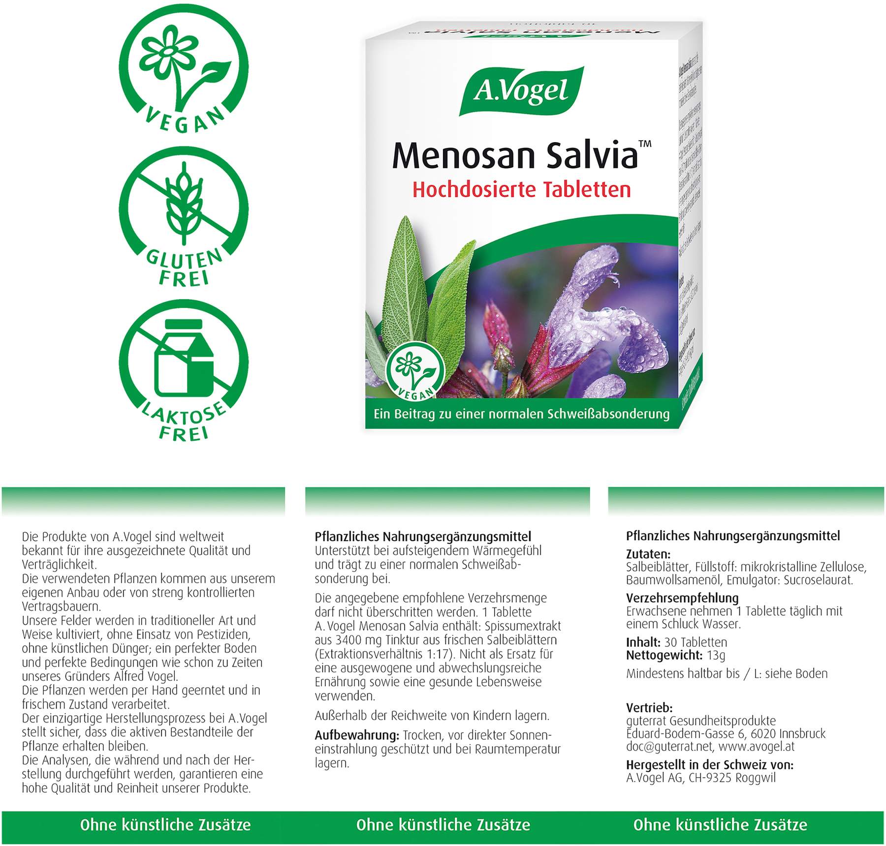 A.Vogel Menosan Salvia Tabletten 30 Stück