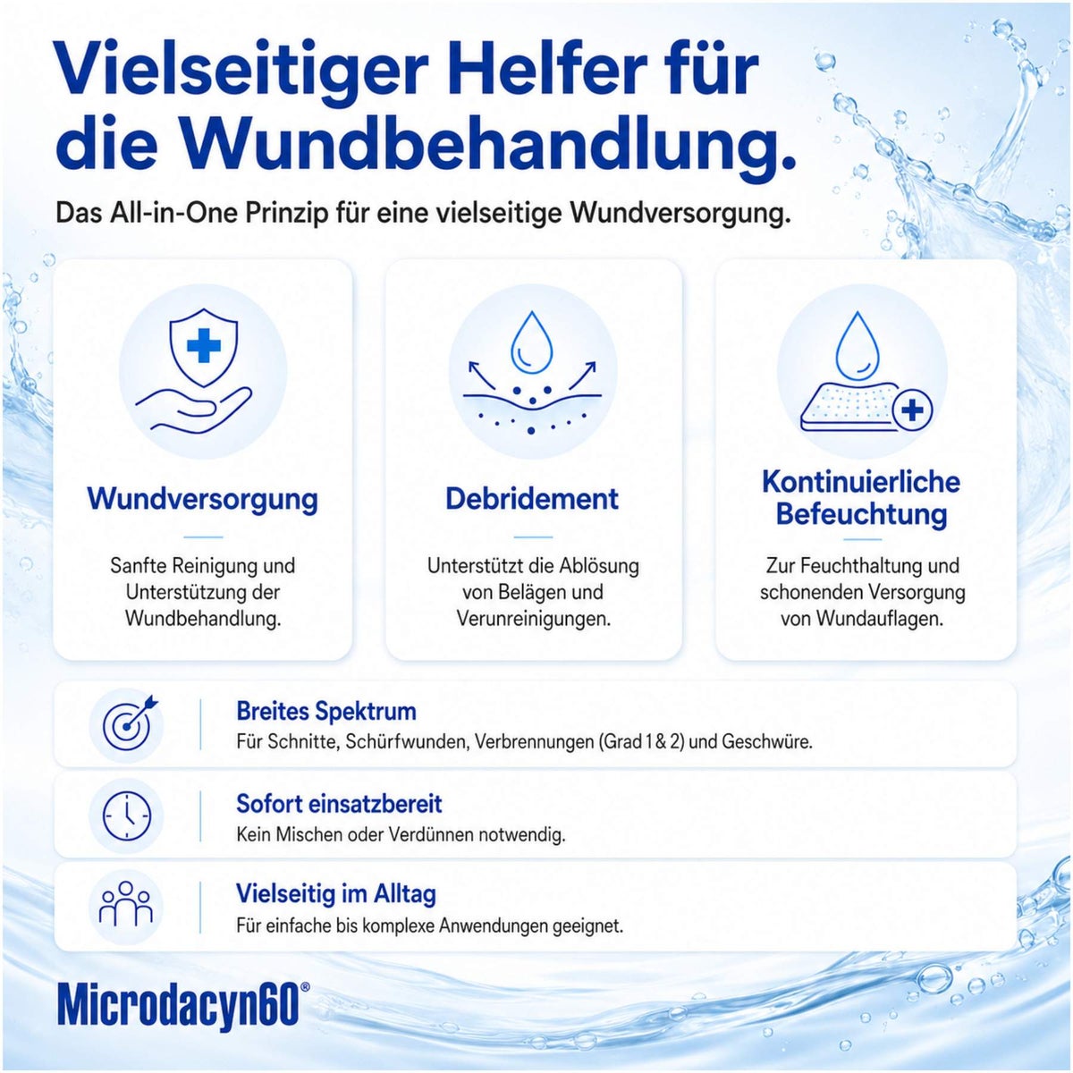 Microdacyn60 Wundspüllösung 500 ml