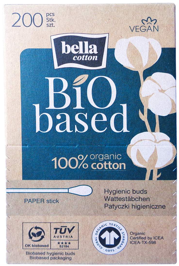 Bella Wattestäbchen Cotton Bio Based