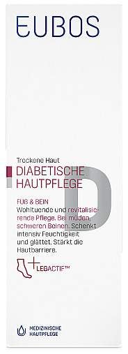 Eubos Diabetische Hautpflege Fuß und Bein 100 ml Creme