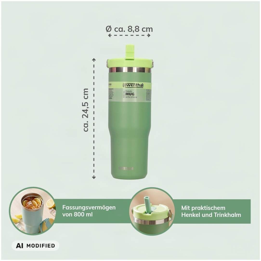 Flip-Becherglas Grün 800 ml