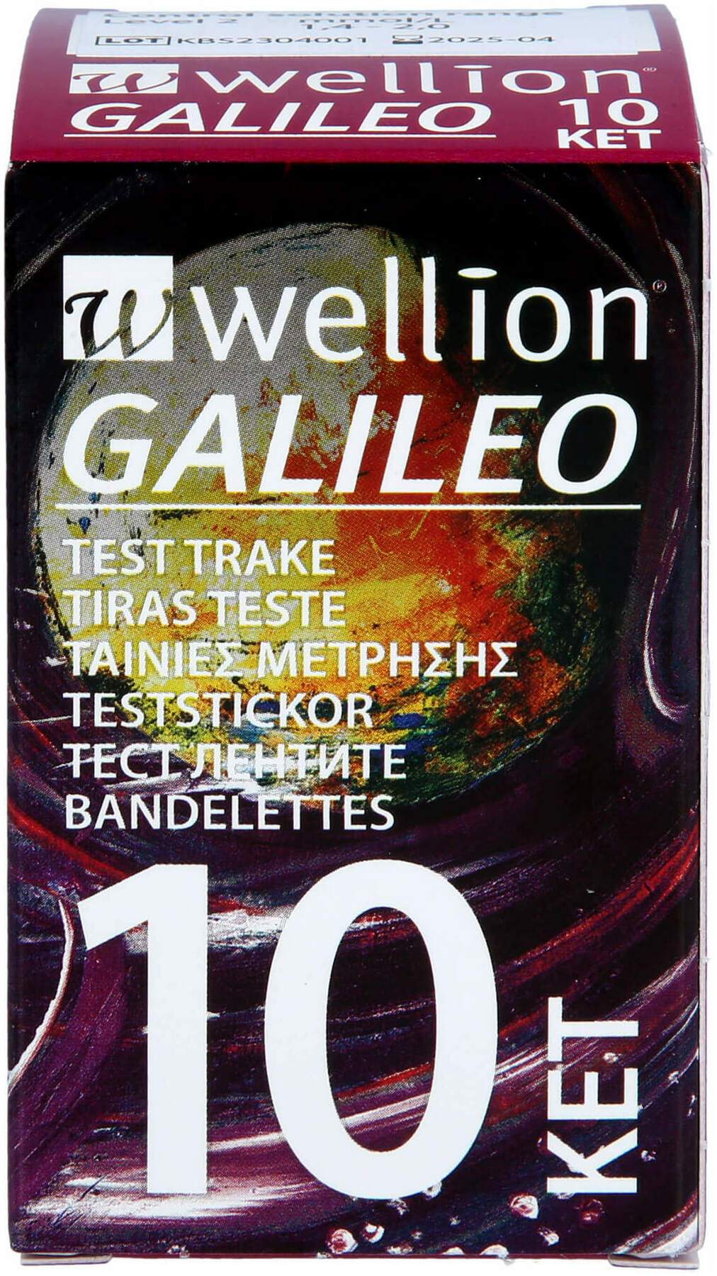 Wellion Galileo Ketoneteststreifen