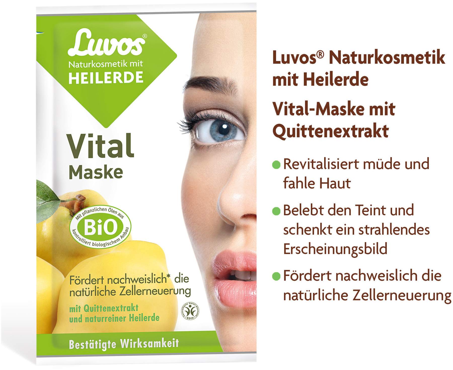 Luvos Naturkosmetik Heilerde Vital 2 X 7,2 ml Maske