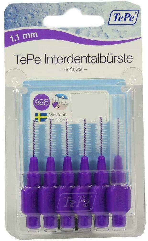 Tepe Interdentalbürste 1,1 mm Lila 6 Stück